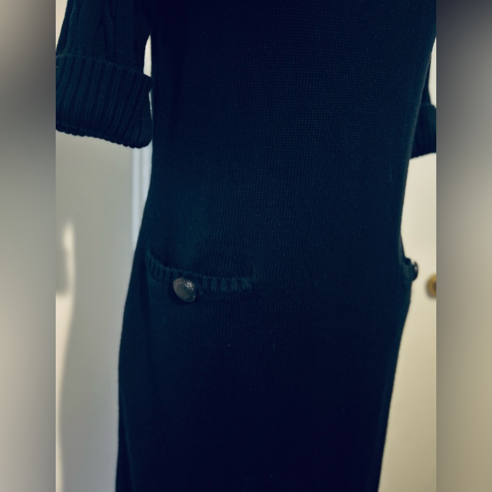 Jessica Howard Sweater Dress Women’s,Blue Color,Midi,Short Sleeve, Size PM - Picture 4 of 5